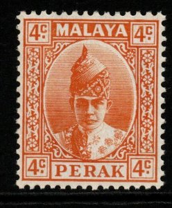 MALAYA PERAK SG107 1939 4c ORANGE MTD MINT
