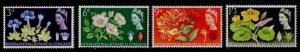 Great Britain 414-7 MNH Flowers, Botanical Congress