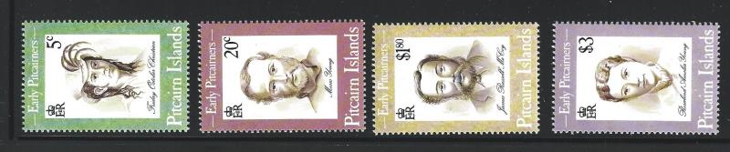 Pitcairn Island   pairs  mnh sc 399 - 402