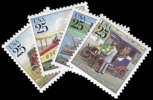 PCBstamps   US #2434-2437 Sgls $1.00(4x25c)Traditional Mail Deliv, MNH