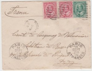 CANADA cover # 89, 90 - Woodland, Que, (De Lery) 9 Sept 1909 to France
