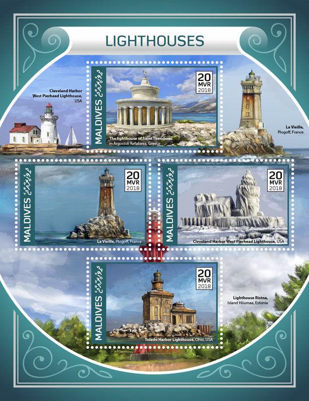 Z08 MLD18207a MALDIVES 2018 Lighthouses MNH ** Postfrisch