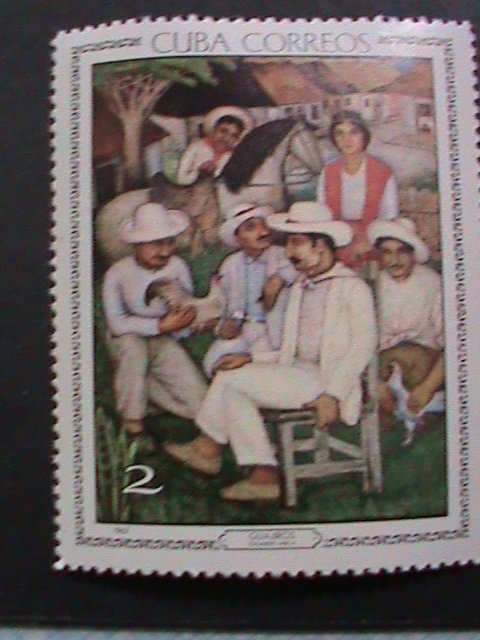 ​CUBA-1967 SC# 1202-6 FAMOUS PAINTINGS-SPRING-BY JORGE ARCHE- MNH STAMPS-VF