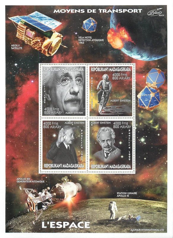 4. Cinderella Madagascar 1999 Apollo missions, space transport & Albert Einstein
