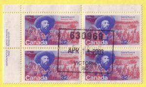 1049 Canada Gabriel Dumont, used crnr blk/4 UL