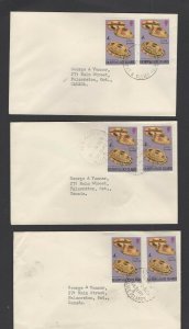 Gilbert Islands - 28 covers from 1976 with different Post Offices