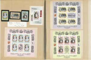 Grenada Grenadines, Postage Stamp, #682-5 Mint NH Queen Elizabeth 1985, JFZ