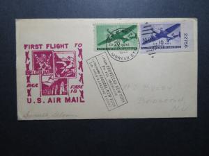 US 1946 First Flight Cover to Belgium - Z10494