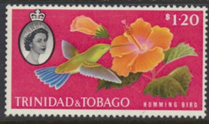 Trinidad & Tobago  SG 296  MH  Hummingbird  SC# 101 - see scans