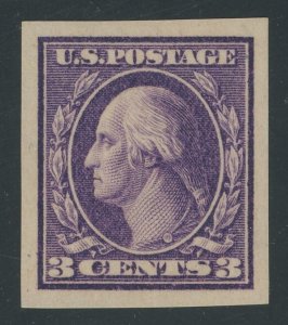 USA 484 - 3 cent Type II unwatermarked - XF Mint light hinged