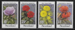 Swaziland Scott #'s 523 - 526 MNH