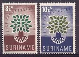 Suriname - 1960 - NVPH 345-46 - MNH - ZO106