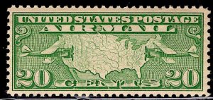 US Stamp #C9 MINT Hinged SCV $6.50