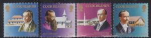 Cook Islands 1029-32 Religions Mint NH