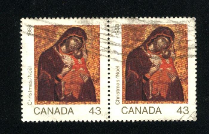 Can #1223   pair   used VF 1988 PD