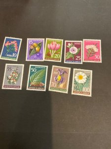 Stamps Yugoslavia Scott #469-77 never hinged