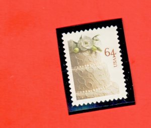 4521 WEDDING CAKE 64¢ MOUNTED SINGLE  MNH  2011