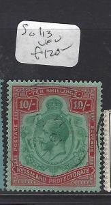 NYASALAND   (P2909B)   KGV   10/-  SG  113      VFU