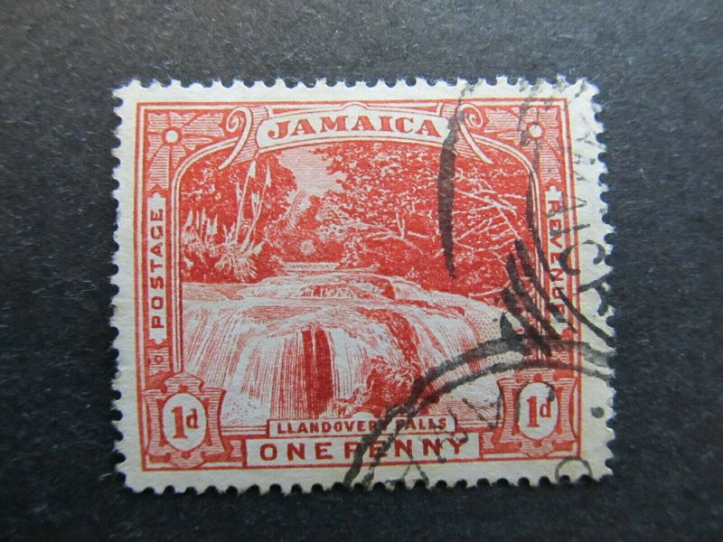 A4P21F28 Jamaica 1900-01 Wmk Crown CC 1d used