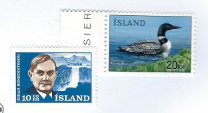 Iceland SC#377, 388 MNH F-VF...A fascinating spot!