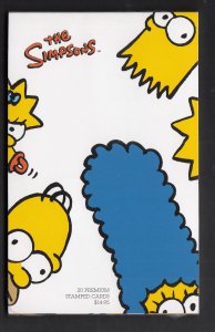 US UX561a The Simpsons Postal Card Booklet Unused VF