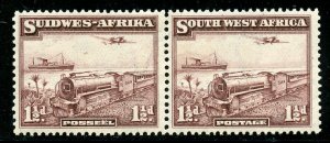 South West Africa # 110, Mint Hinge remain. CV $ 27.50