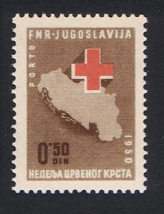 Yugoslavia Red Cross 1950 MNH SC#RAJ5 SG#D665