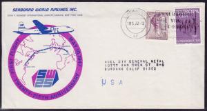 Luxembourg - 1960-1972 - Scott #369,512 - used on commemorative cover to USA