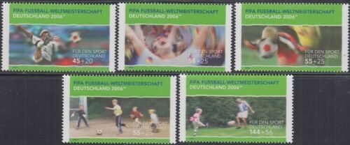 Germany Sc # B915-9 CPL MNH SET of 5: 2006 World CUP Soccer in Germany ...