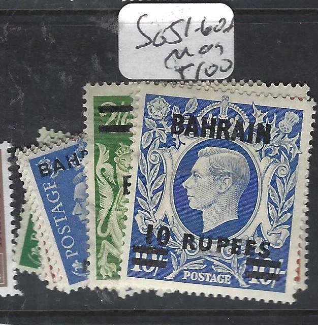 BAHRAIN (P2406B) KGVI ON GB SET  SG 51-60A   MOG