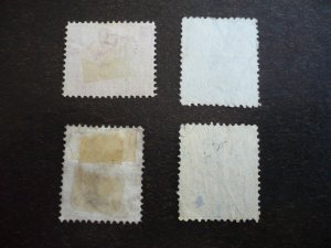 Stamps - Victoria - Scott# 160-162, 165 - Used Part Set of 4 Stamps