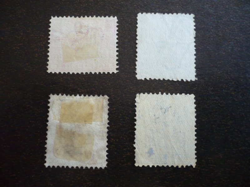 Stamps - Victoria - Scott# 160-162, 165 - Used Part Set of 4 Stamps