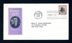 # 832 First Day Cover addressed with Ioor cachet dated 8-29-1938