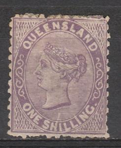 QUEENSLAND 1879 QV 1/- 