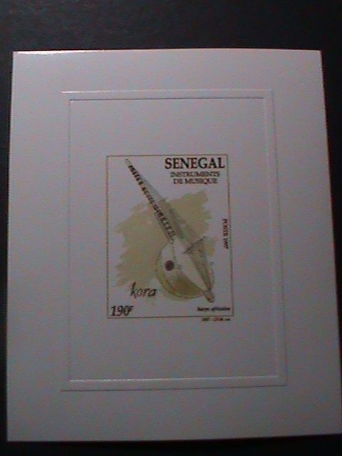 ​SENEGAL-1997 SC#1291 MUSICAL INSTRUMENT -DELUXE PROOF SHEET MNH VERY FINE
