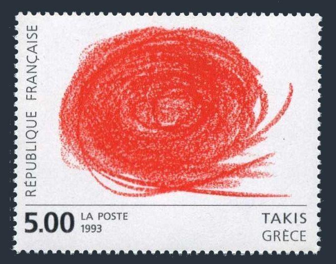 France 2379,MNH.Michel 2981. European Art,1993.Abstract 1994,by Grafik von Takis