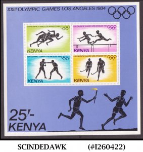 KENYA - 1984 SUMMER OLYMPIC GAMES, LOS ANGELES - MIN/SHT MNH IMPERF