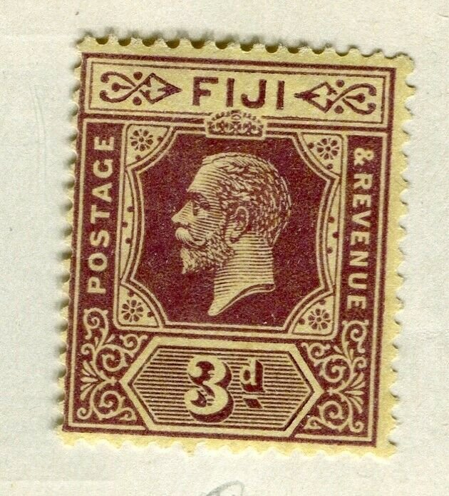 FIJI; 1912 early GV issue fine Mint hinged 3d. value