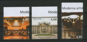 CROATIA-MNH-SET-ARCHITECTURE-2014.