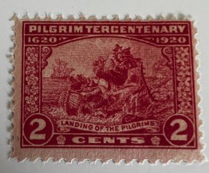 1920 2 cent Landing of the Pilgrims US Scott #549