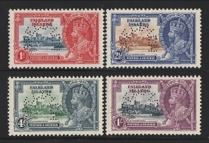 FALKLAND ISLANDS 1935 KGV Silver Jubilee set SPECIMEN. MNH **. Rare genuine