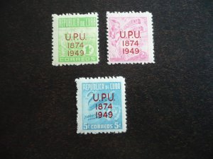 Stamps - Cuba - Scott# 449-451 - Mint Never Hinged Set of 3 Stamps