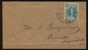 Confederate States 2b on Cover from Lynchburg VA to Augusta GA LV5777