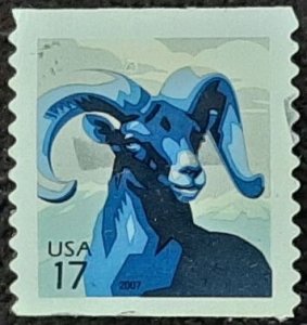 US Scott # 4140; used 17c Wildlife from 2007; VF/XF; off paper