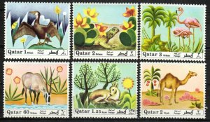 Qatar Stamp 238-243  - Animals and birds