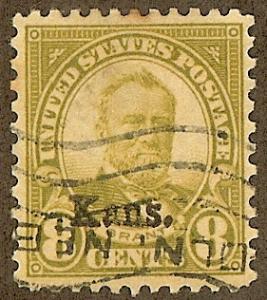 US Scott #666 Used  8c \KANS\