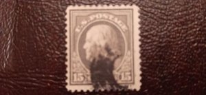 US Scott #418; Used from 1912; F/VF centering
