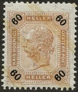 Austria, Scott #82a, Unused, Hinged