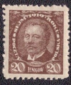 Poland 136 1920 MNH