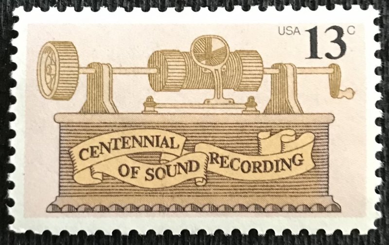 US #1705 MNH Single Sound Recording SCV $.25 L6